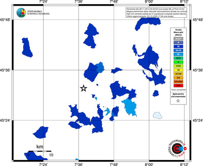 Mappa MCS - territori comuni