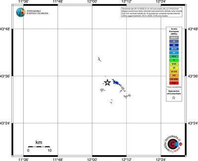 Mappa EMS - territori località