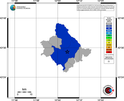 Mappa EMS - territori comuni