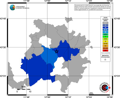 Mappa EMS - territori comuni