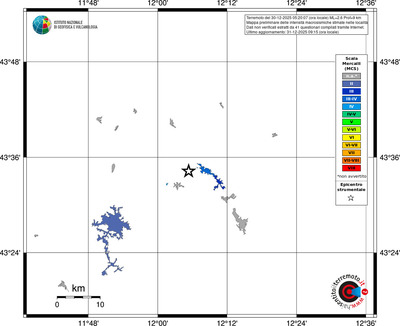 Mappa MCS - territori località