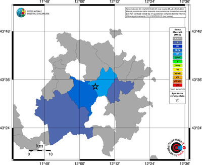 Mappa MCS - territori comuni