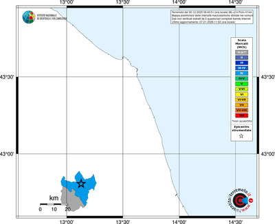 Mappa MCS - territori comuni
