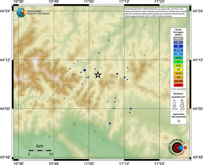 Mappa EMS - località