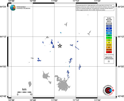 Mappa MCS - territori località
