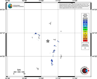 Mappa MCS - territori località