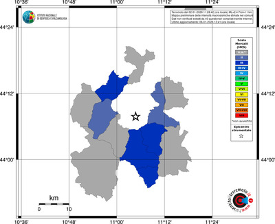 Mappa MCS - territori comuni