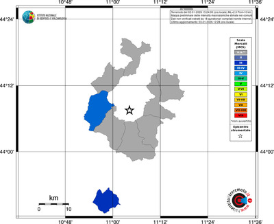 Mappa MCS - territori comuni