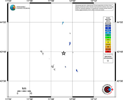 Mappa MCS - territori località