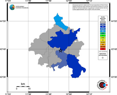 Mappa MCS - territori comuni
