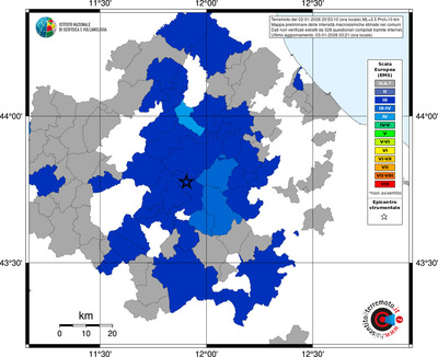 Mappa EMS - territori comuni