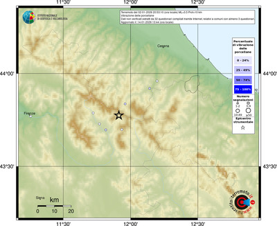 Mappa comuni con almeno 3 questionari