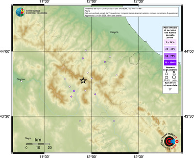 Mappa comuni con almeno 3 questionari