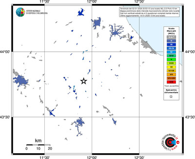 Mappa MCS - territori località