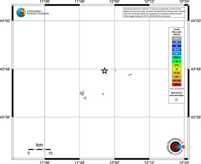 Mappa MCS - territori località