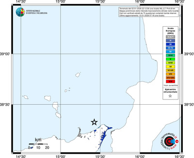 Mappa EMS - territori località