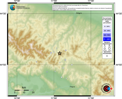 Mappa comuni con almeno 3 questionari