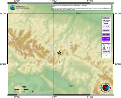 Mappa comuni con almeno 3 questionari