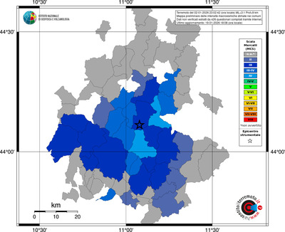 Mappa MCS - territori comuni