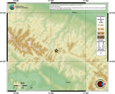 Mappa comuni con almeno 3 questionari