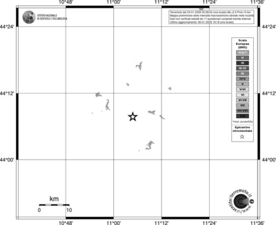 Mappa EMS - territori località