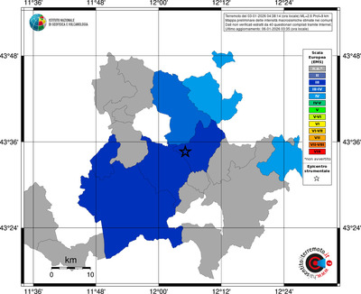 Mappa EMS - territori comuni