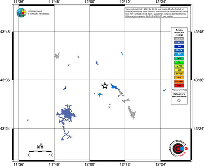 Mappa MCS - territori località