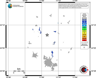 Mappa MCS - territori località