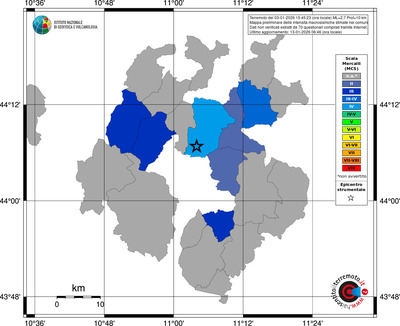 Mappa MCS - territori comuni