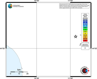 Mappa MCS - territori località