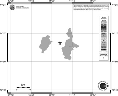 Mappa EMS - territori comuni