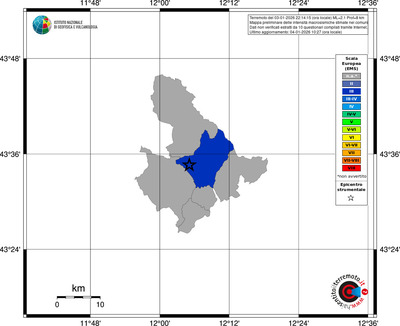 Mappa EMS - territori comuni