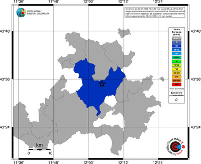 Mappa EMS - territori comuni