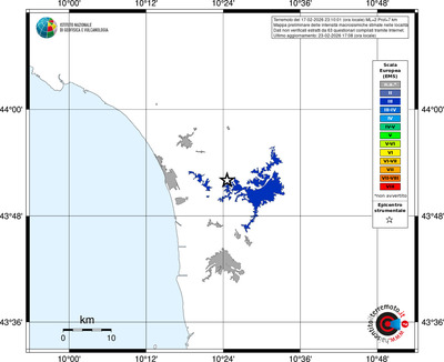 Mappa EMS - territori località
