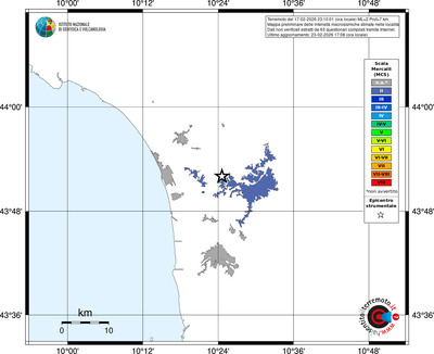 Mappa MCS - territori località