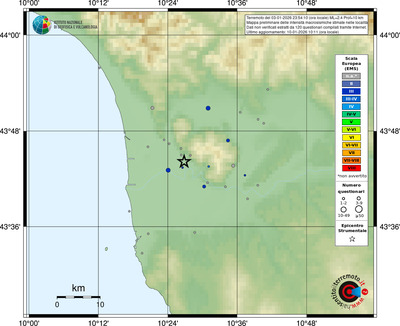 Mappa EMS - località