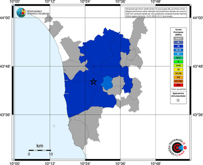 Mappa EMS - territori comuni