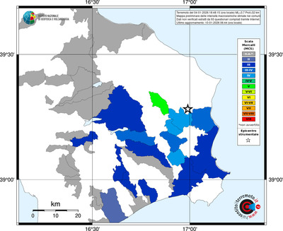 Mappa MCS - territori comuni