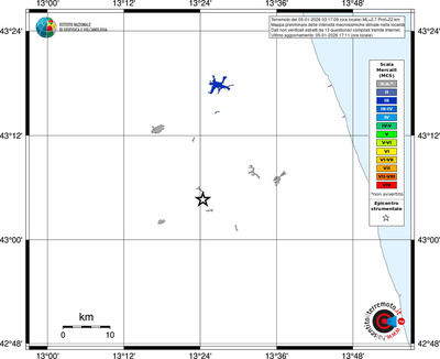 Mappa MCS - territori località