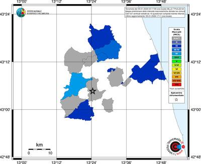 Mappa MCS - territori comuni