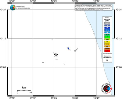 Mappa EMS - territori località