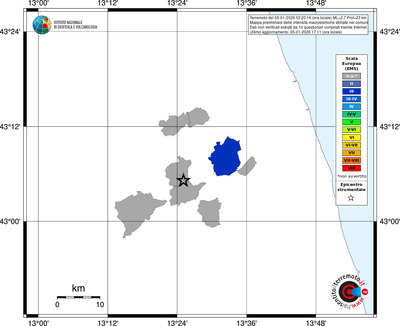Mappa EMS - territori comuni