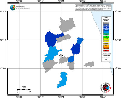 Mappa EMS - territori comuni