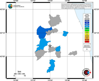 Mappa MCS - territori comuni