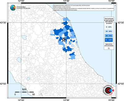 Mappa territorio comunale con almeno 3 questionari