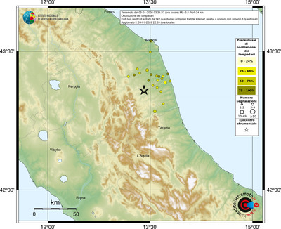 Mappa comuni con almeno 3 questionari
