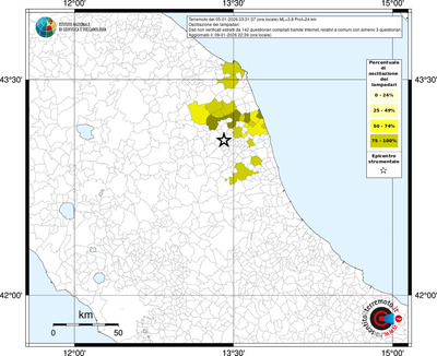 Mappa territorio comunale con almeno 3 questionari