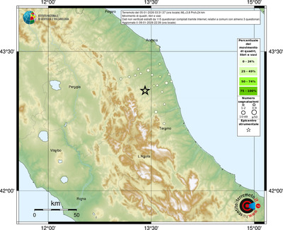 Mappa comuni con almeno 3 questionari