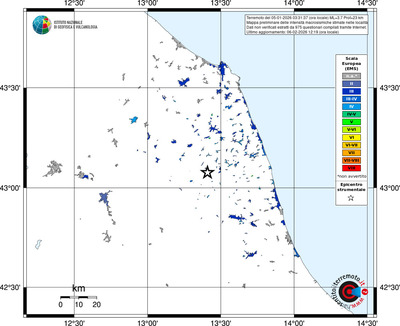 Mappa EMS - territori località