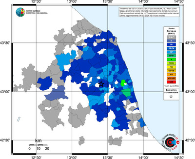 Mappa EMS - territori comuni